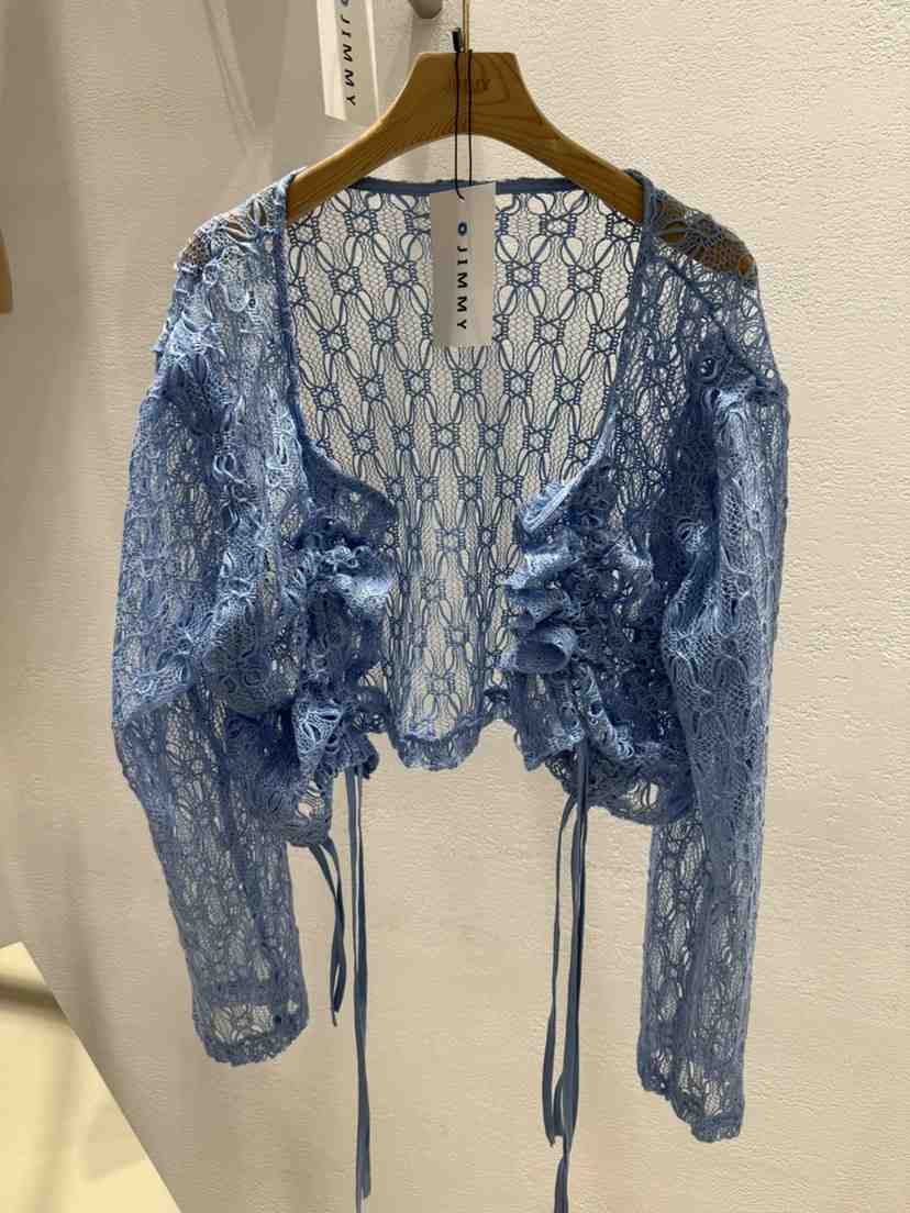 JIMMY直郵韓國代購㊣女裝新品25春夏休閑推薦針織衫可愛的開衫JIMMY/REMAKE針織衫