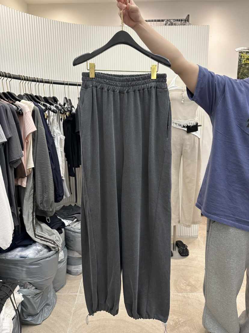 BETWEEN US韓國㊣直郵東大門代購女裝新品25春夏時尚休閑褲JICJO:SEOUL休閑褲