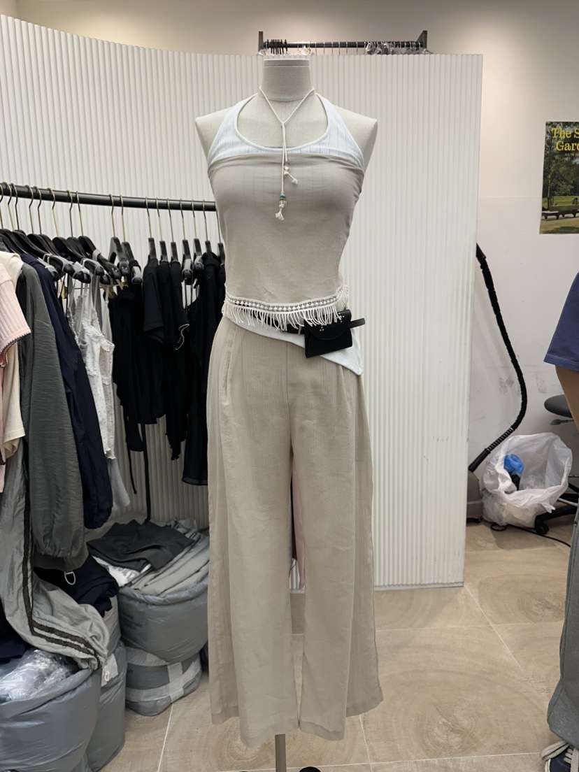 BETWEEN US直郵韓國代購㊣女裝新款時尚25春夏套裝不含腰帶JICJO:SEOUL套裝