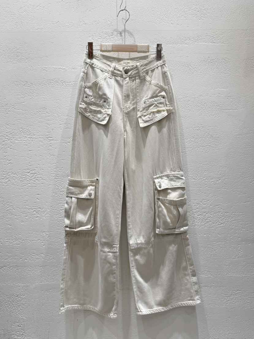 REMEMBER韓國直郵㊣東大門實拍女裝新品人氣25春夏休閑褲復古DENALL休閑褲