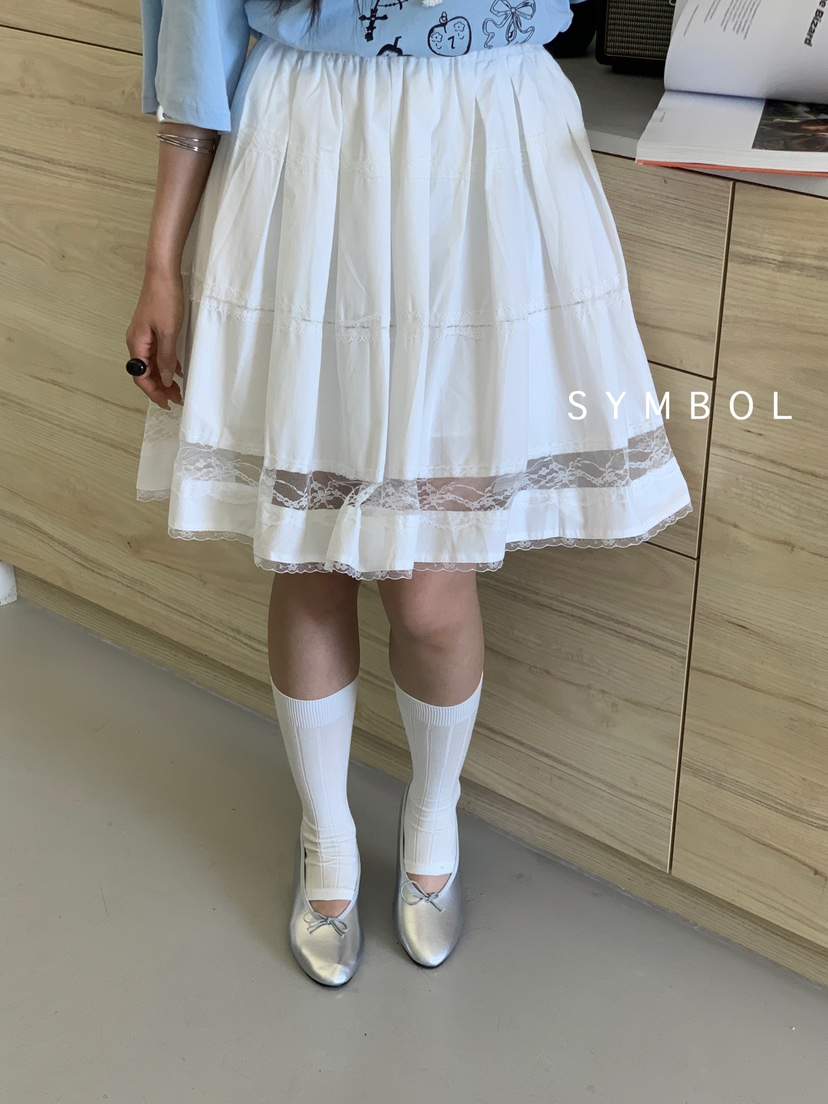 SYMBOL韓國直郵㊣東大門實拍女裝新款時尚推薦半身裙中短裙SYMBOL半身裙/中短裙