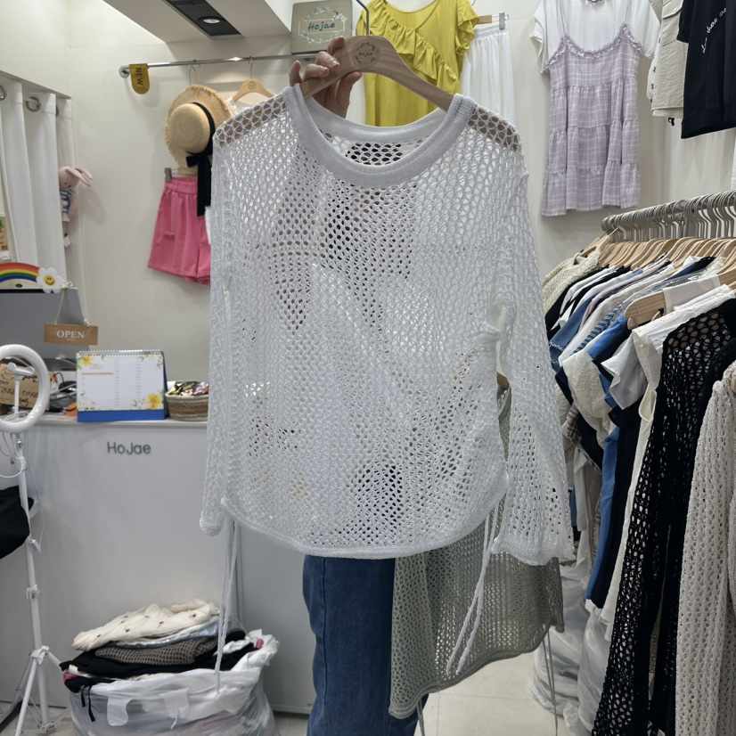 HOJAE直郵韓國代購㊣女裝新品推薦時尚休閑人氣熱賣25春夏針織衫MID-LEVEL JUMP針織衫