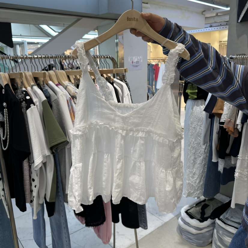 BONITA-Q直郵韓國代購㊣女裝新品時尚推薦熱賣25春夏吊帶背心BONITA-Q吊帶/背心