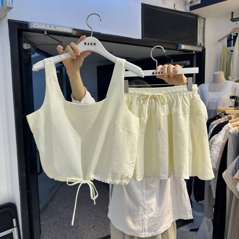 HARU韓國直郵㊣東大門實拍女裝新品推薦25春夏套裝兩件套套裝HARU套裝