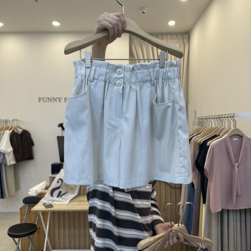 FUNNY POWDER韓國㊣直郵東大門代購女裝新品熱賣休閑推薦短褲THE FUNNY短褲