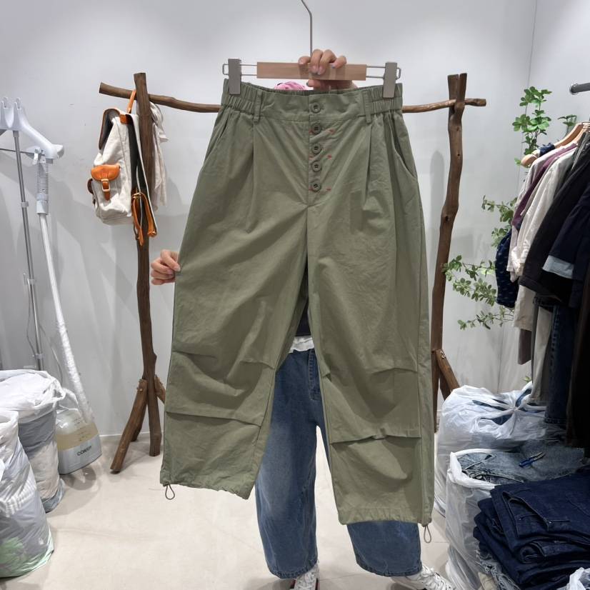 BLOOM直郵韓國代購㊣女裝新品休閑推薦人氣熱賣休閑褲工裝褲BLOOM休閑褲
