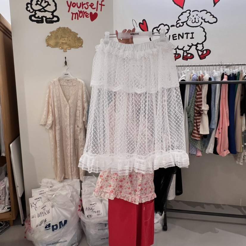 VENTI韓國直郵㊣女裝新品休閑時尚熱賣人氣推薦半身裙中短裙VENTI半身裙/中短裙