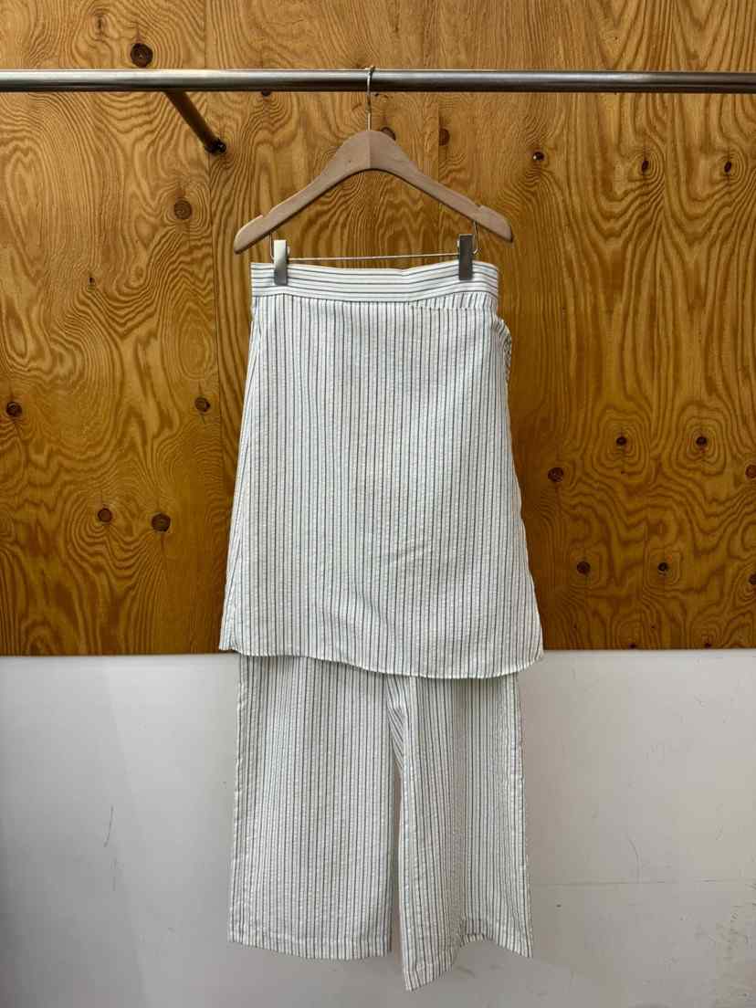 PROJECTVIEW韓國直郵㊣女裝新品時尚25春夏推薦熱賣裙褲條紋PROJECTVIEW裙褲
