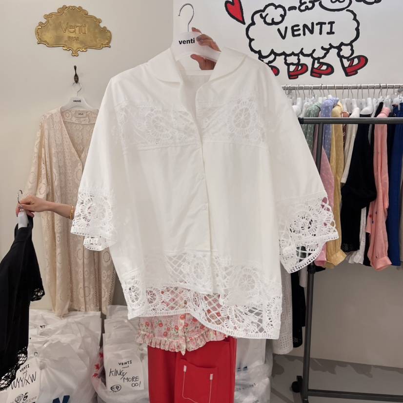 VENTI直郵韓國代購㊣女裝新款25春夏時尚人氣推薦休閑熱賣夾克VENTI夾克