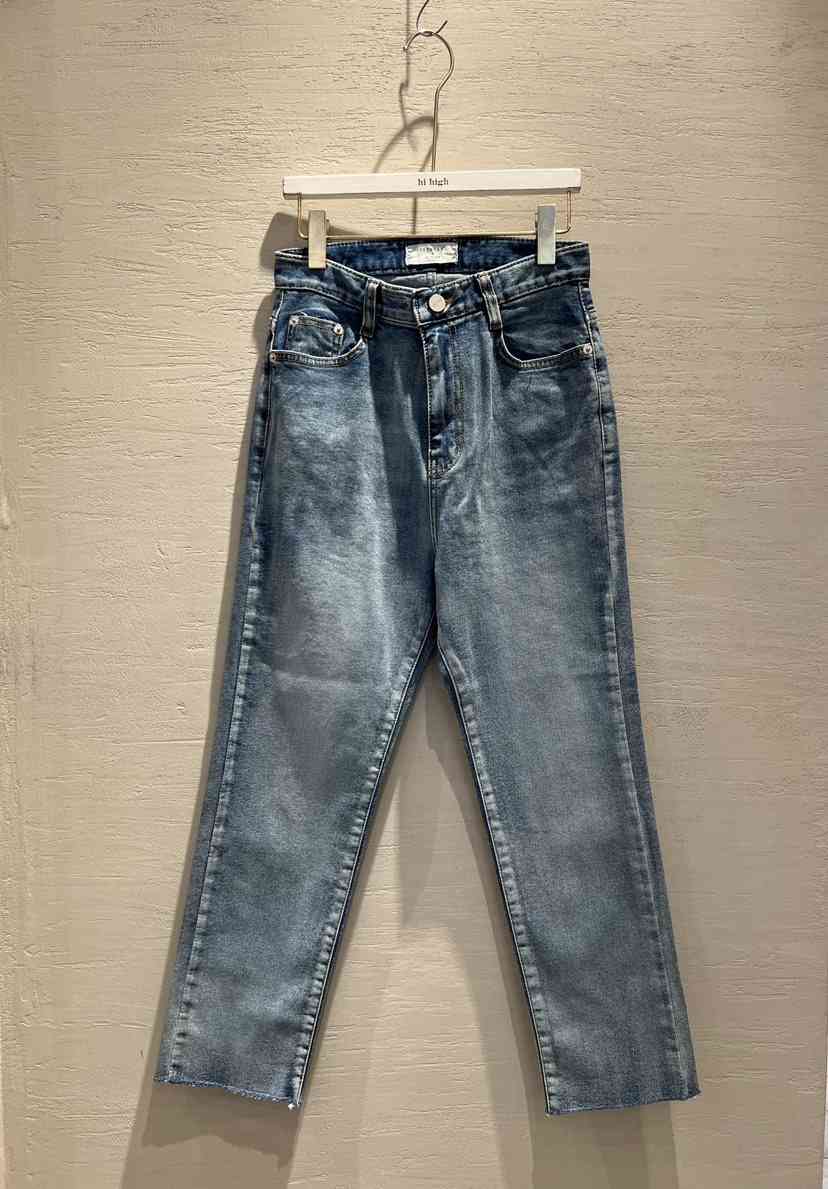 HI HIGH韓國㊣直郵東大門代購女裝新品人氣熱賣牛仔褲緊身SEESTAR/hi high牛仔褲