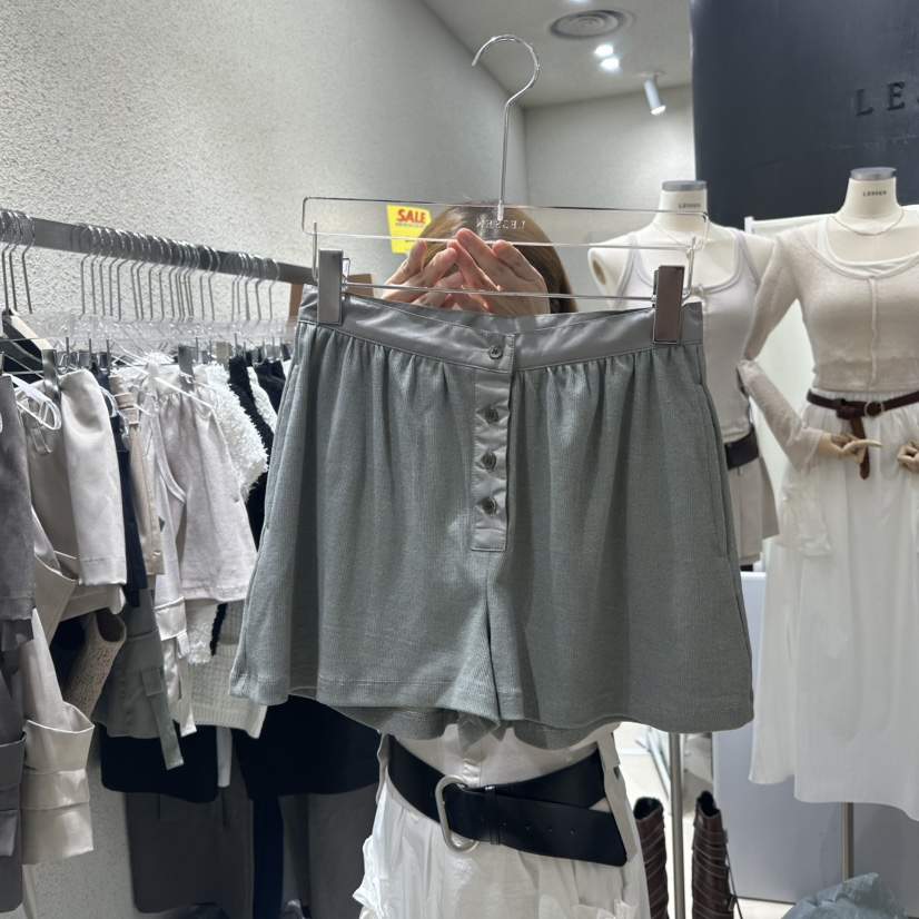 LESSEN直郵韓國代購㊣女裝新品休閑推薦25春夏時尚人氣短褲LESSEN短褲