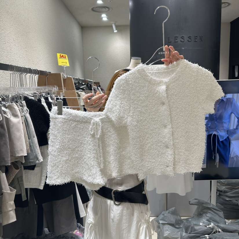 LESSEN直郵韓國代購㊣女裝新品25春夏時尚推薦休閑套裝兩件套LESSEN套裝