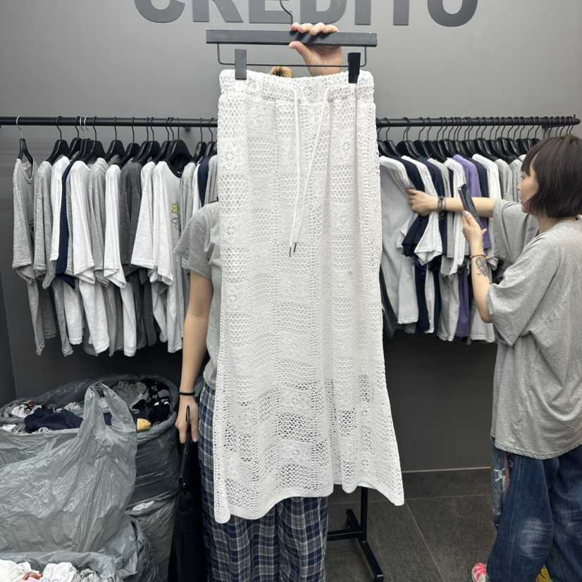 CREDITO韓國直郵㊣女裝新品時尚推薦25春夏人氣熱賣休閑長裙CREDITO長裙