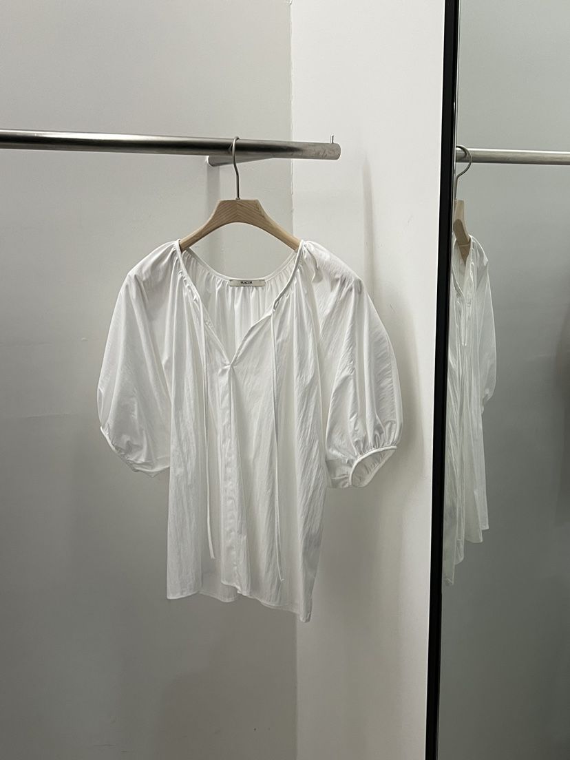 REGULARLY/PLACOR韓國直郵㊣女裝新品人氣推薦襯衫蕾絲衫褶皺REGULARLY/PLACOR襯衫/蕾絲衫
