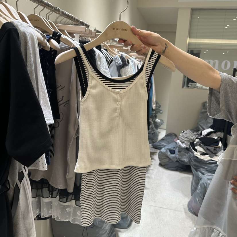 MOREMORE韓國直郵㊣女裝新款時尚25春夏人氣套裝兩件套套裝more more套裝