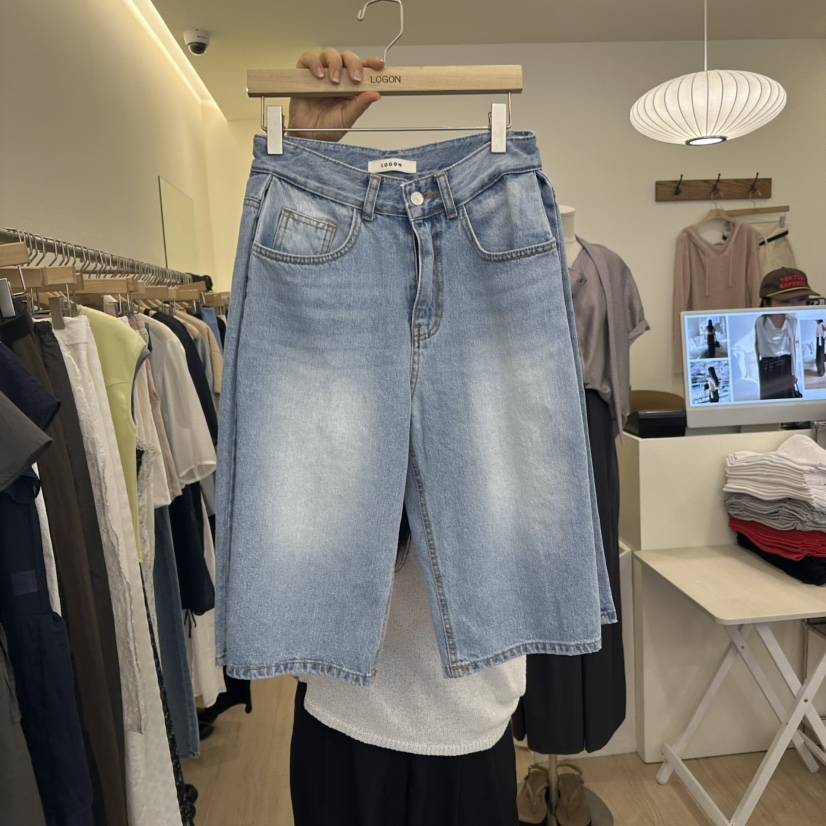 LOGON直郵韓國代購㊣女裝新品人氣25春夏時尚推薦休閑熱賣短褲LOGON短褲