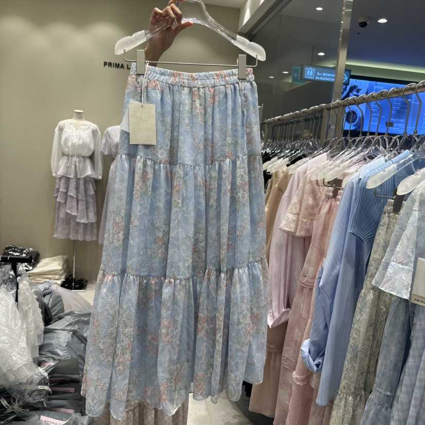 PRIMA LUCE韓國直郵㊣東大門實拍女裝新款25春夏時尚人氣長裙CHARLOTTE長裙