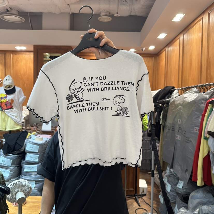 GARMENT-P直郵韓國代購㊣女裝新款25春夏人氣時尚休閑推薦T恤GARMENTT恤