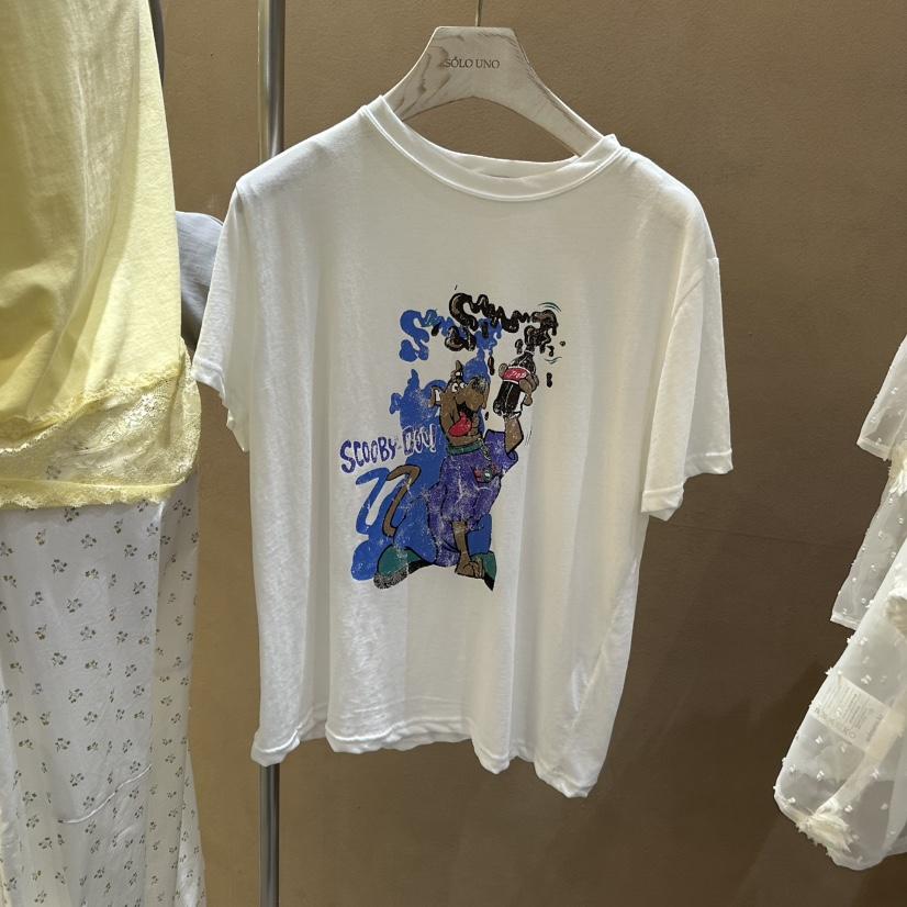 SOLOUNO韓國直郵㊣女裝新品休閑推薦25春夏人氣熱賣時尚T恤SOLOUNOT恤