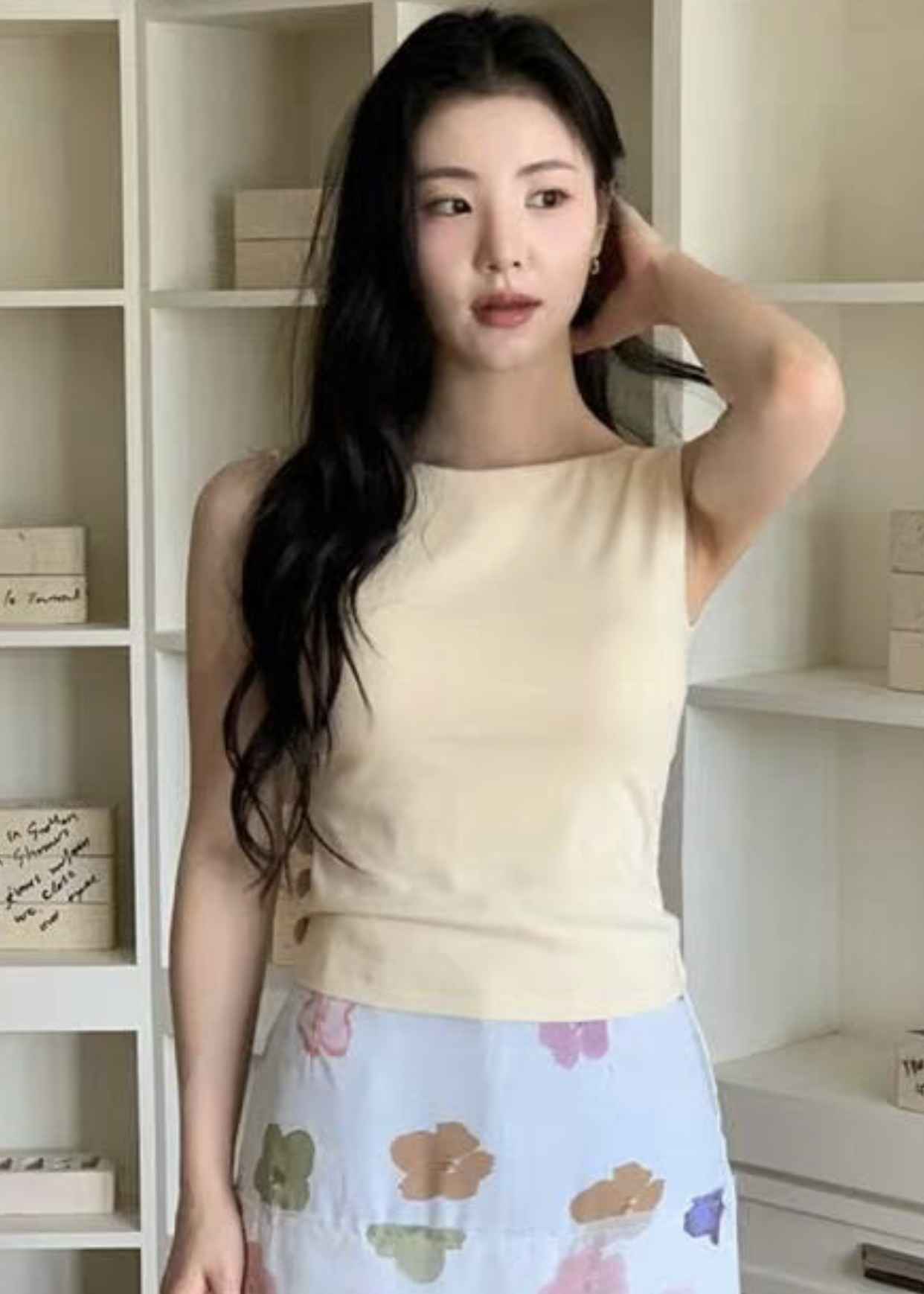 THEMAIN韓國直郵㊣東大門實拍女裝新款25春夏人氣休閑吊帶背心THEMAIN吊帶/背心