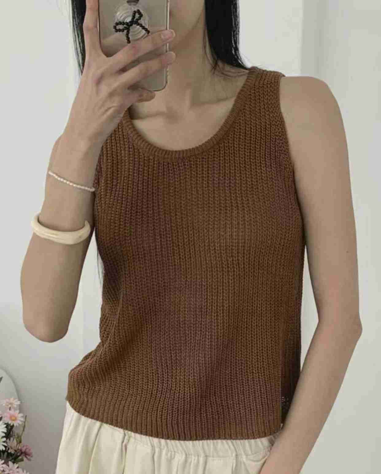 THEMAIN韓國直郵㊣東大門實拍女裝新款休閑推薦25春夏針織衫THEMAIN針織衫