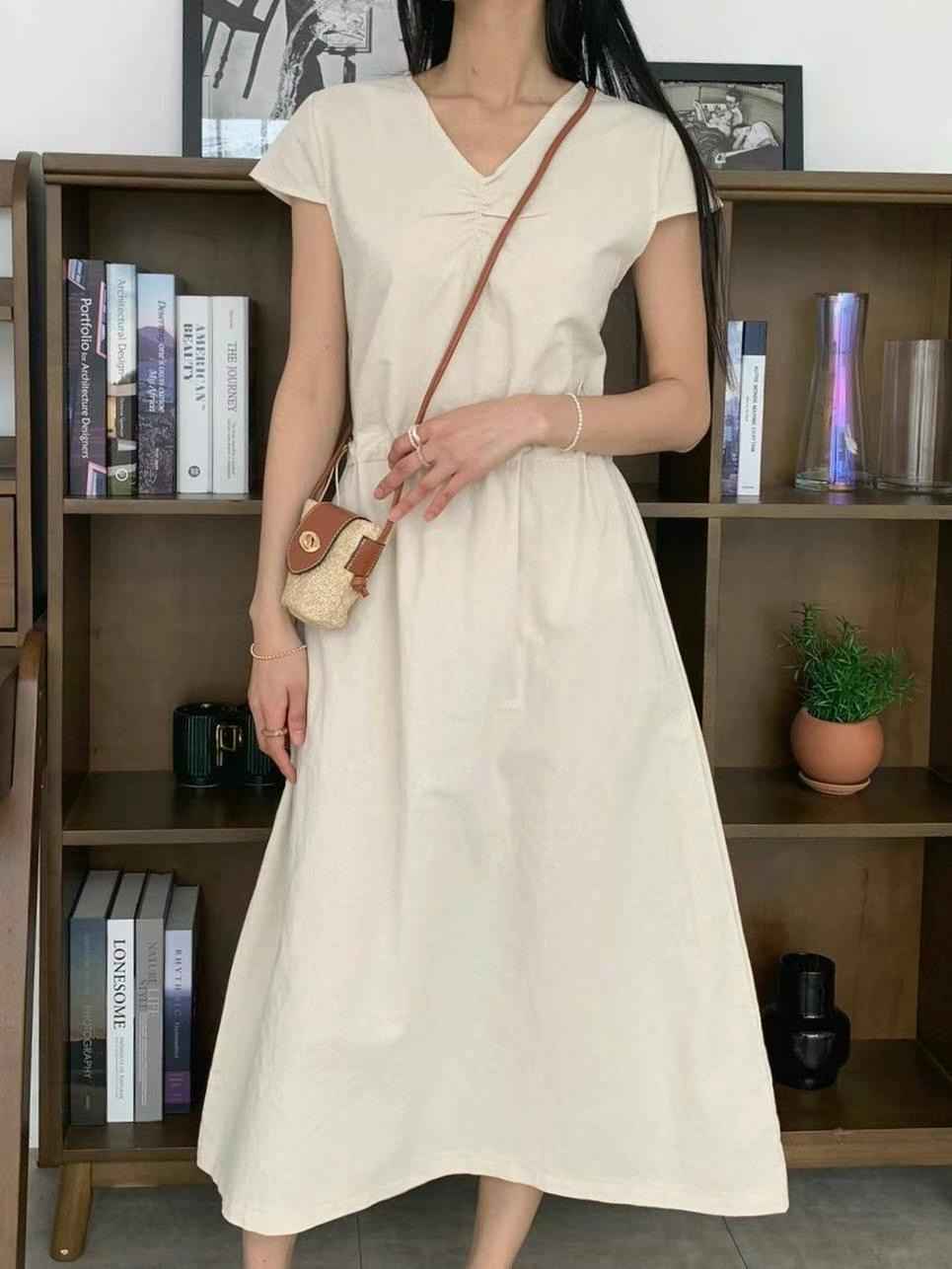 THEMAIN韓國㊣直郵東大門代購女裝新款休閑25春夏推薦連衣裙THEMAIN連衣裙