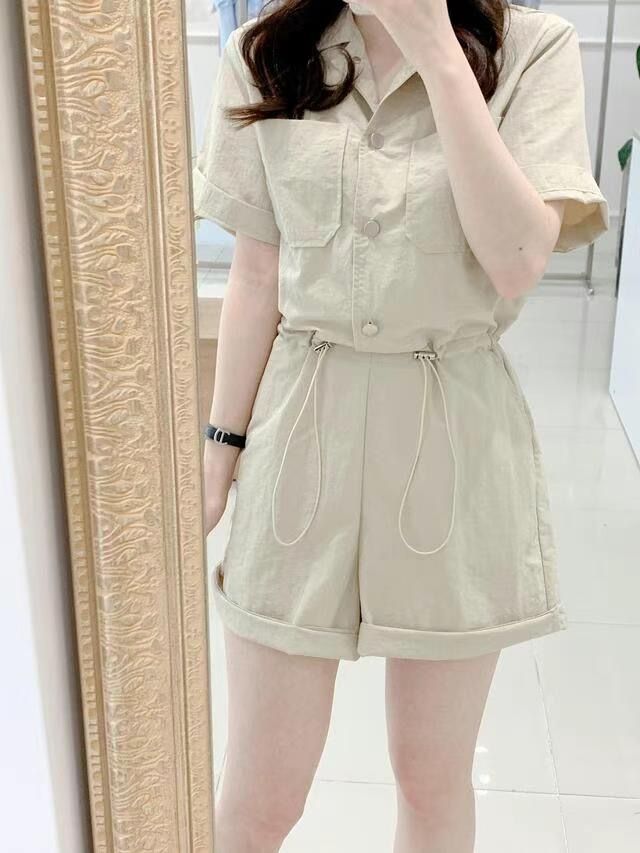 OBLANC韓國㊣直郵東大門代購女裝新款推薦休閑25春夏連體褲OBLANC連體褲