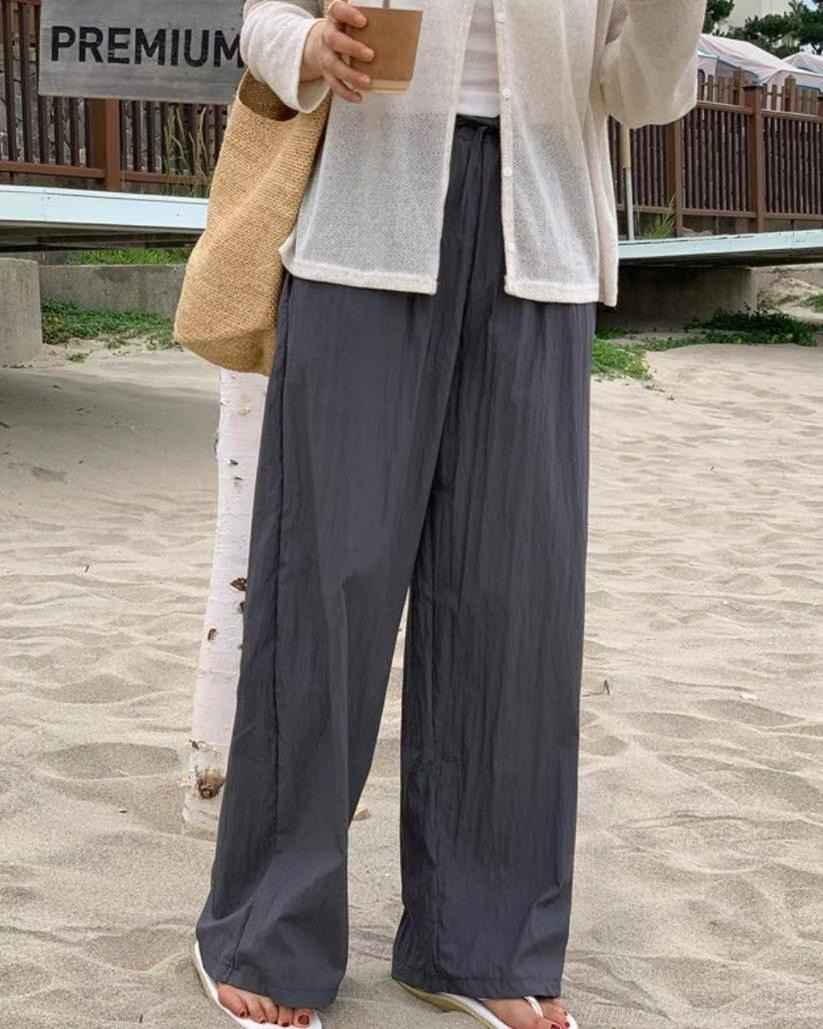 OBLANC韓國直郵㊣女裝新品時尚熱賣25春夏休閑推薦人氣休閑褲OBLANC休閑褲