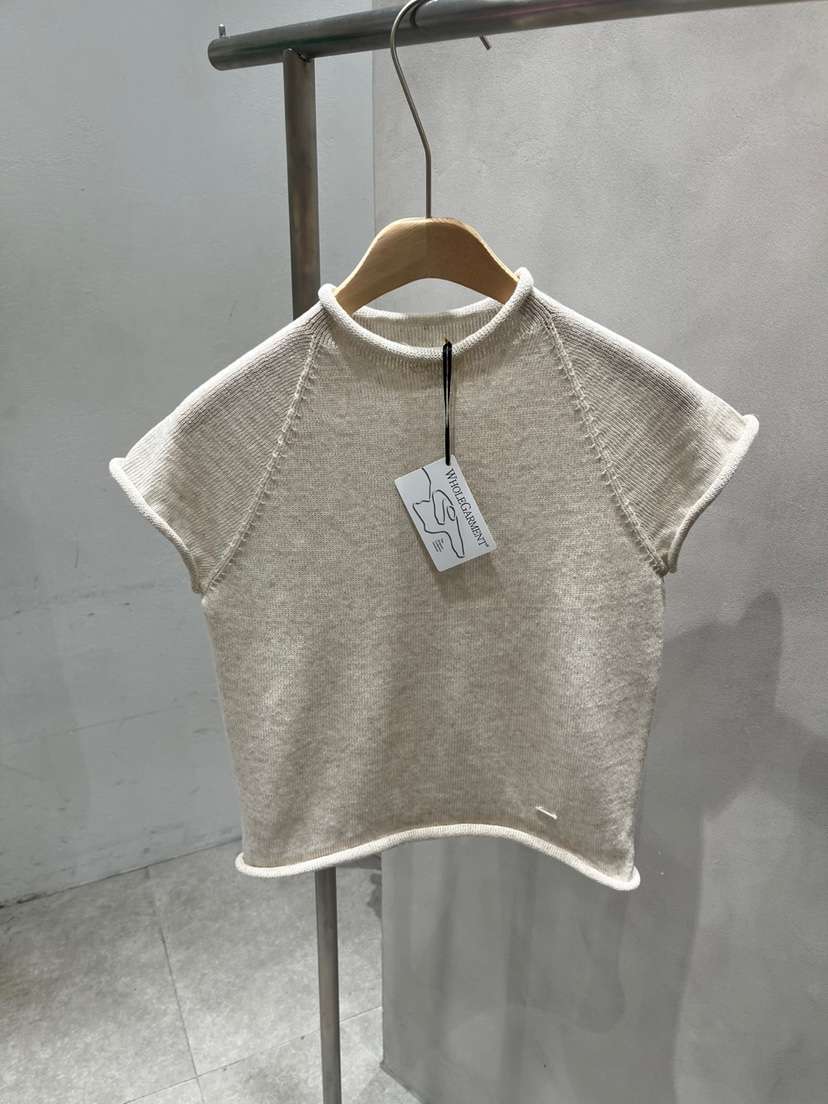EVERCOMMERCE METICULOUSLY DESIGNED韓國㊣直郵東大門代購女裝新款休閑針織衫破洞EVERCOMMERCE METICULOUSLY DESIGNED針織衫