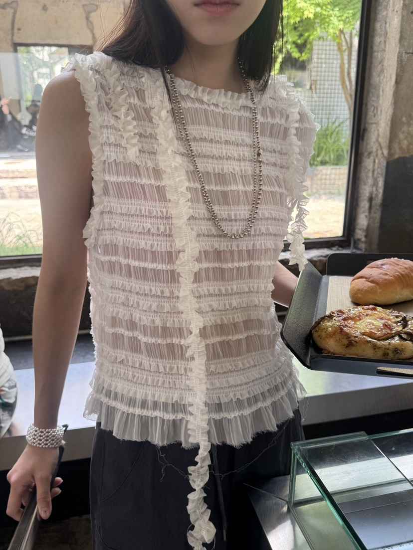 FRANC—L韓國直郵㊣東大門實拍女裝新款時尚休閑推薦吊帶背心FRANC吊帶/背心