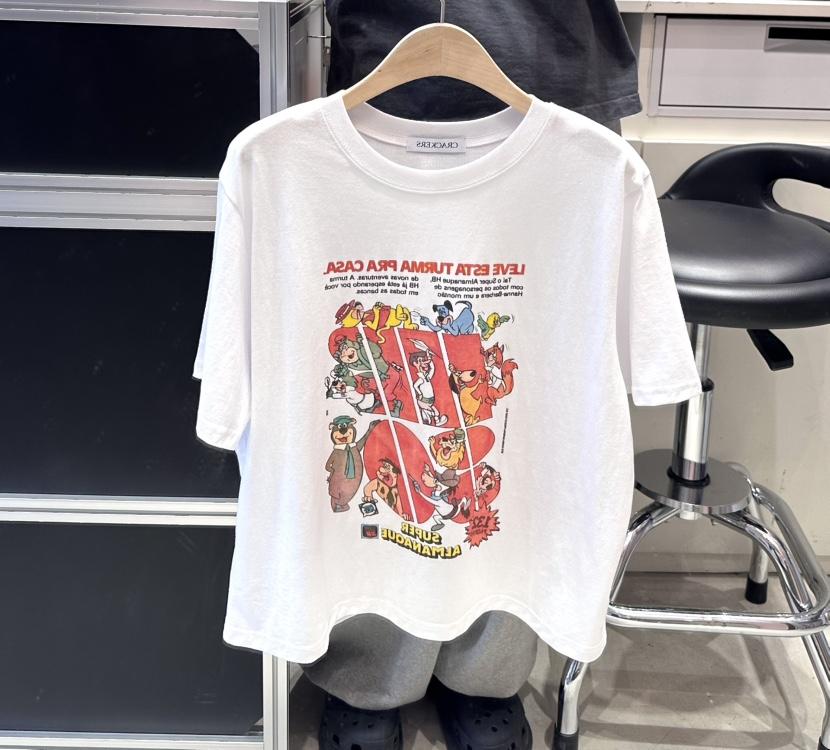 CRACKERS韓國㊣直郵東大門代購女裝新品人氣25春夏推薦休閑T恤CRACKERST恤