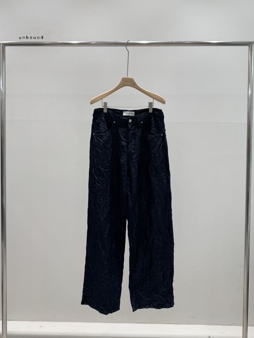 UNBOUND直郵韓國代購㊣女裝新品25春夏時尚推薦人氣熱賣牛仔褲UNBOUND牛仔褲