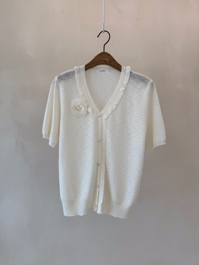 LAUNDRY直郵韓國代購㊣女裝新品25春夏熱賣推薦人氣針織衫開衫LAUNDRY針織衫