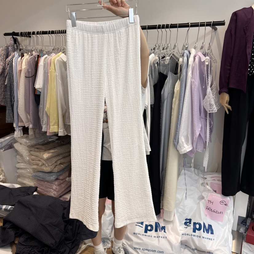 RIVEROOM韓國直郵㊣女裝新款時尚休閑熱賣25春夏人氣休閑褲RIVEROOM休閑褲