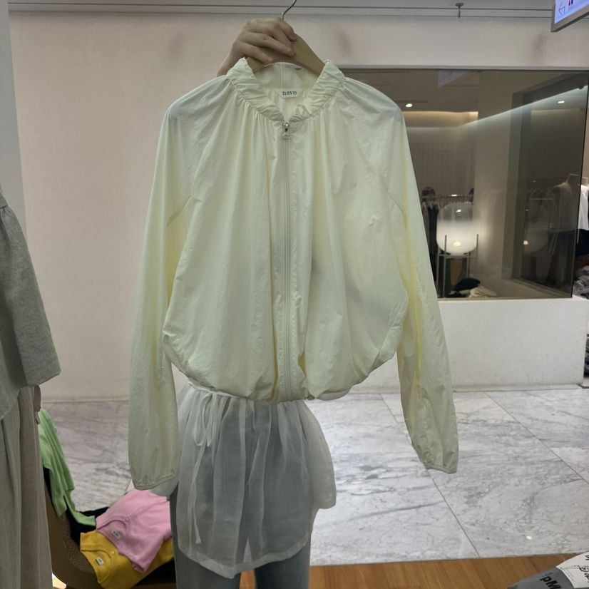 NAVE韓國直郵㊣女裝新品熱賣推薦人氣時尚25春夏休閑夾克褶皺NAVE夾克