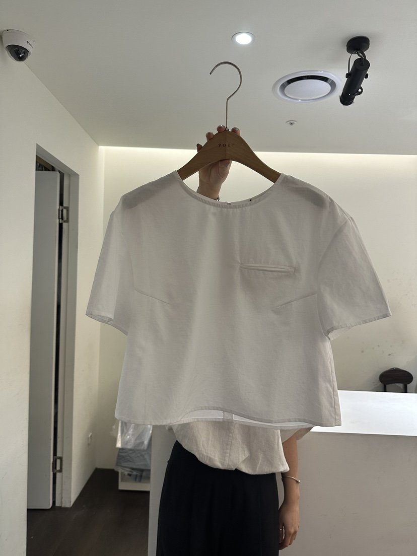 YOUR-P韓國直郵㊣東大門實拍女裝新品25春夏休閑襯衫蕾絲衫YOUR-P襯衫/蕾絲衫