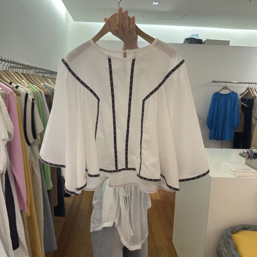 NAVE直郵韓國代購㊣女裝新品時尚休閑推薦熱賣人氣襯衫蕾絲衫NAVE襯衫/蕾絲衫