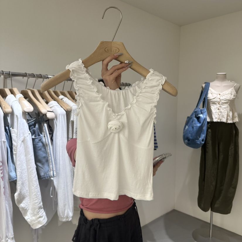 VAULT韓國直郵㊣女裝新品熱賣25春夏休閑時尚推薦人氣吊帶背心VAULT吊帶/背心