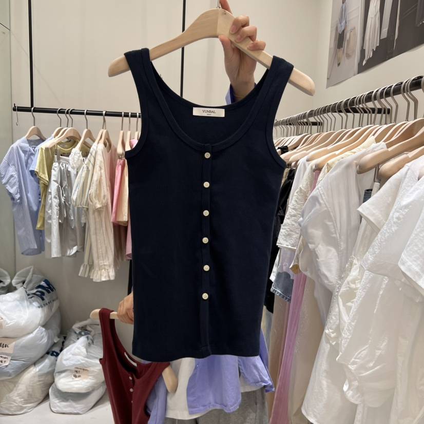 YUNBAL韓國㊣直郵東大門代購女裝新品人氣休閑時尚吊帶背心YUNBAL吊帶/背心