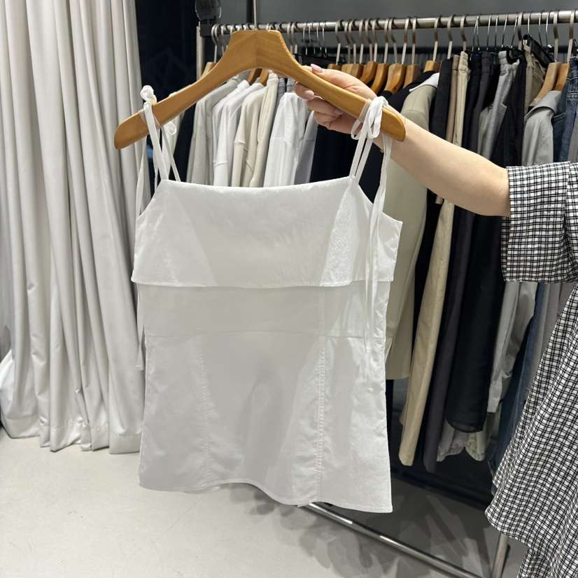 TREND SELLER/G直郵韓國代購㊣女裝新品休閑熱賣吊帶背心G/TREND SELLER吊帶/背心