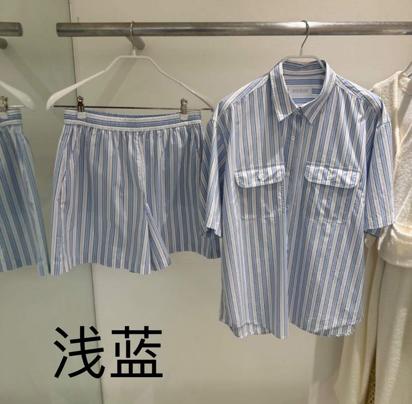 MARAN-P韓國㊣直郵東大門代購女裝新款休閑推薦套裝套裝條紋MARAN套裝
