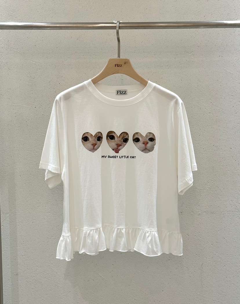 FIZZ韓國㊣直郵東大門代購女裝新品25春夏休閑時尚熱賣推薦T恤FIZZT恤