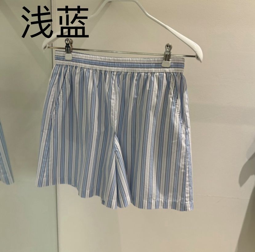 MARAN-P直郵韓國代購㊣女裝新款休閑時尚熱賣25春夏短褲條紋MARAN短褲