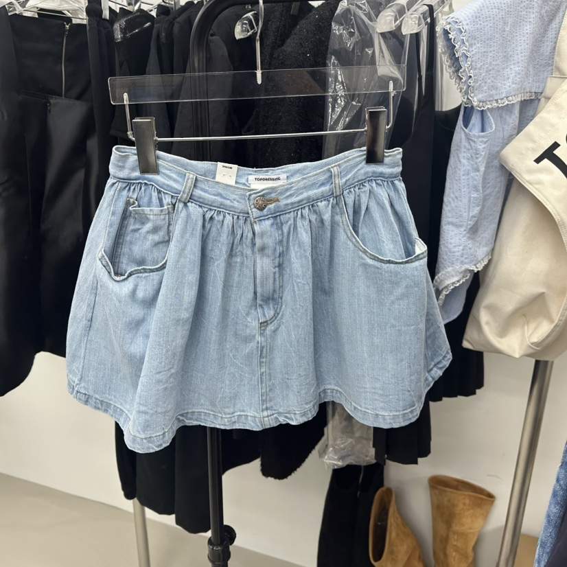 TOPDRESSING韓國直郵㊣東大門實拍女裝新款25春夏人氣休閑裙褲TOPDRESSING裙褲