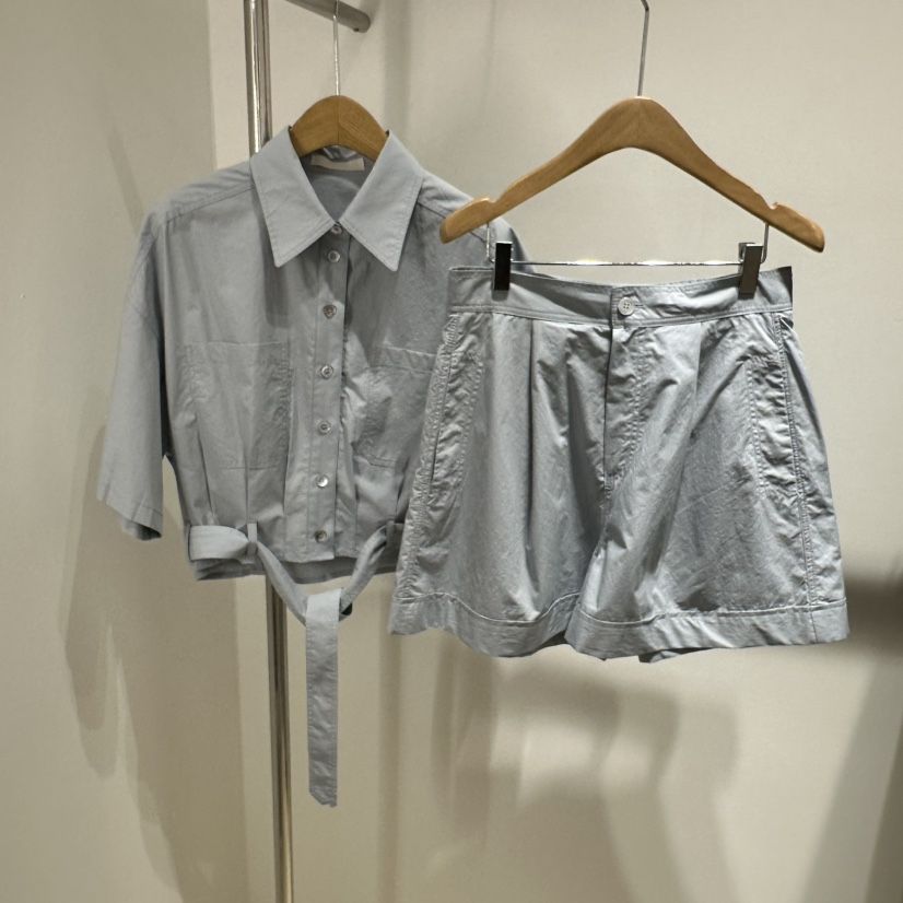 ART IS OVER韓國㊣直郵東大門代購女裝新品25春夏套裝含腰帶套裝ART IS OVER套裝