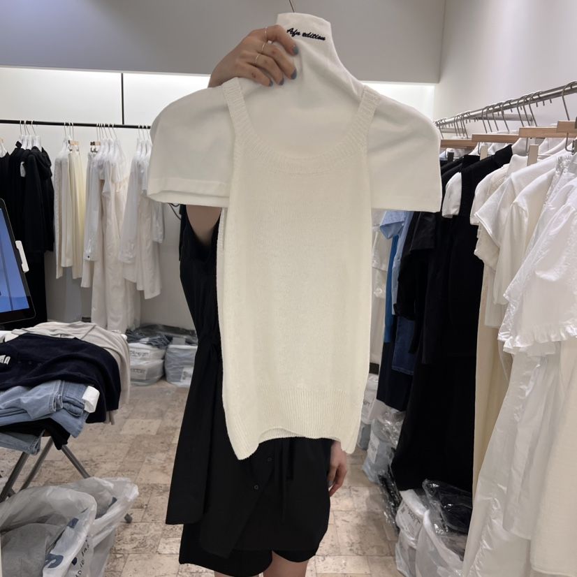A Flan韓國㊣直郵東大門代購女裝新品人氣休閑時尚吊帶背心AFN/A Flan吊帶/背心