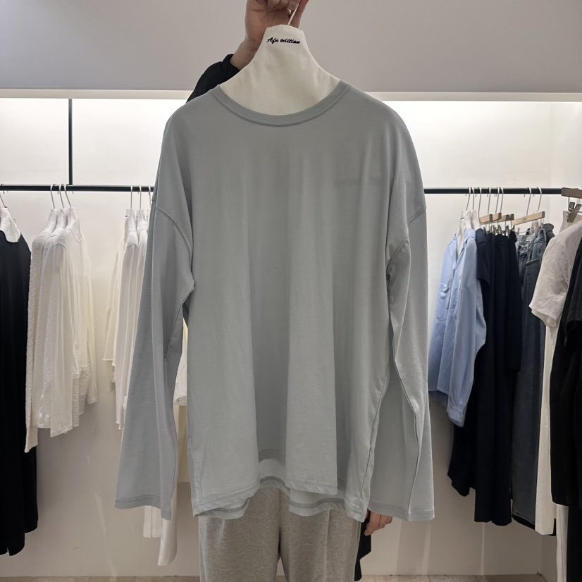 A Flan直郵韓國代購㊣女裝新款時尚人氣25春夏推薦長袖T恤AFN/A Flan長袖T恤