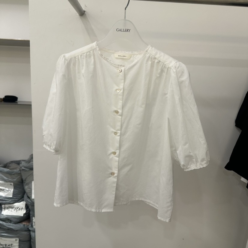 GALLERY-P韓國直郵㊣東大門實拍女裝新品人氣休閑襯衫蕾絲衫GALLERY襯衫/蕾絲衫