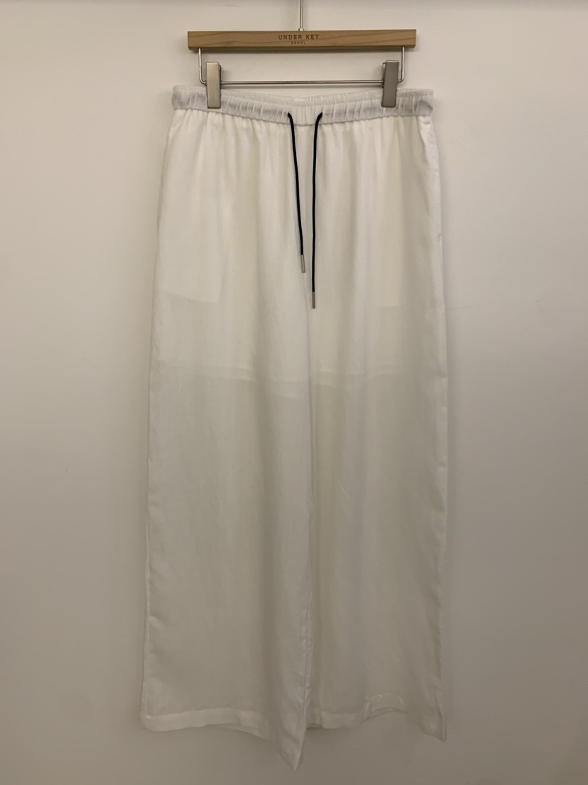 UNDER KEY韓國㊣直郵東大門代購女裝新品25春夏休閑褲亞麻UNDER KEY休閑褲