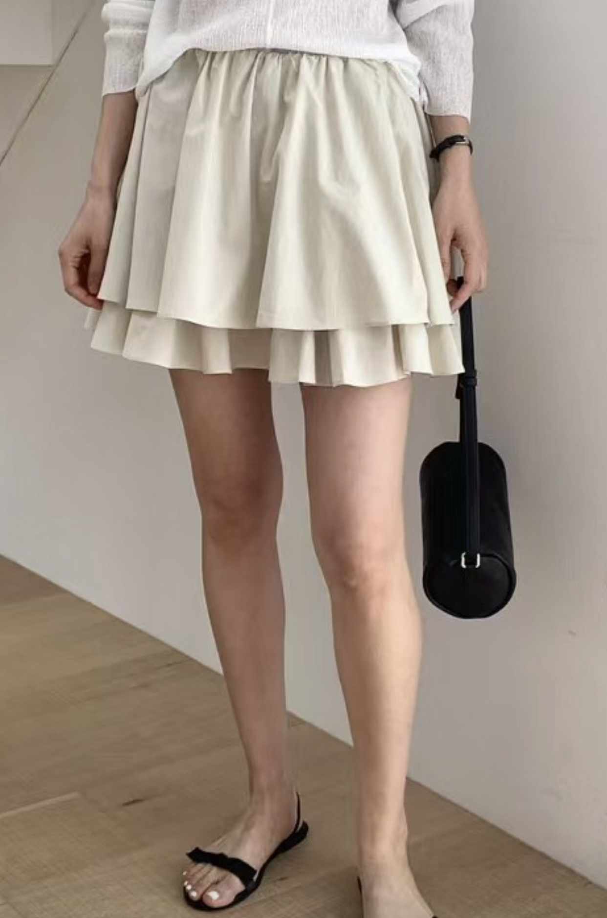 STAY直郵韓國代購㊣女裝新款熱賣25春夏休閑推薦時尚人氣短裙STAY短裙